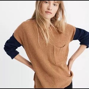 Madewell Thompson Color Block Sweater S